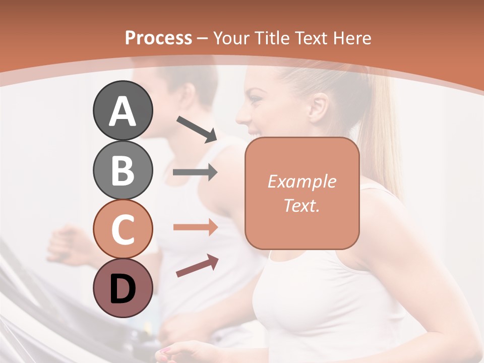 Human Athlete Exercise PowerPoint Template