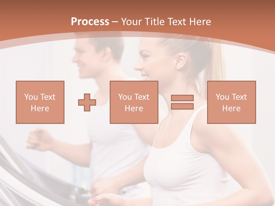 Human Athlete Exercise PowerPoint Template