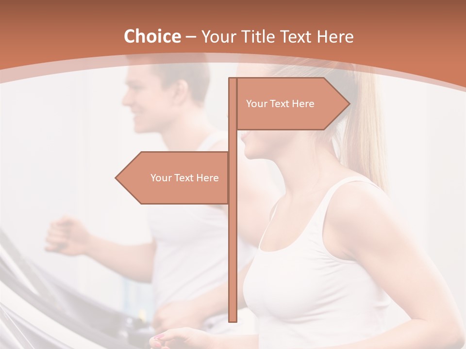 Human Athlete Exercise PowerPoint Template