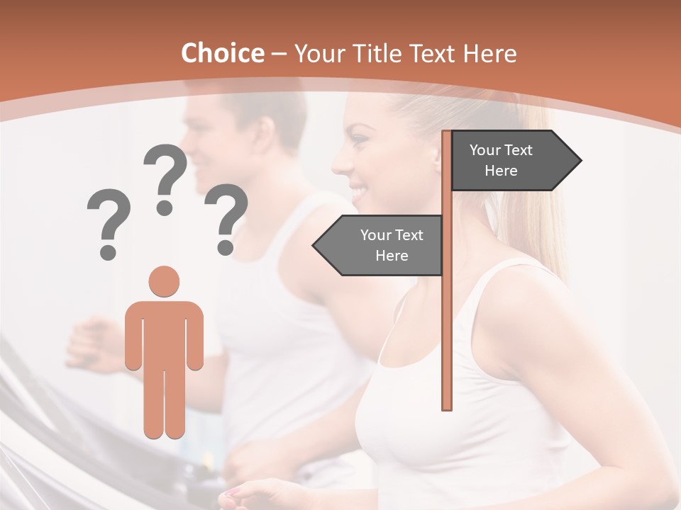 Human Athlete Exercise PowerPoint Template