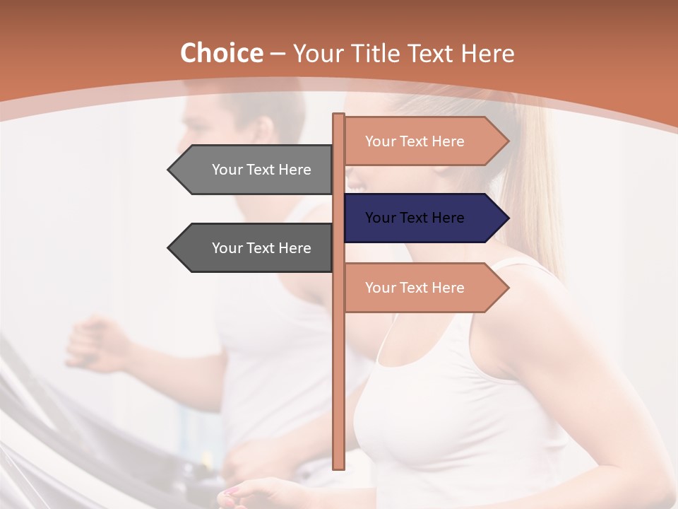Human Athlete Exercise PowerPoint Template