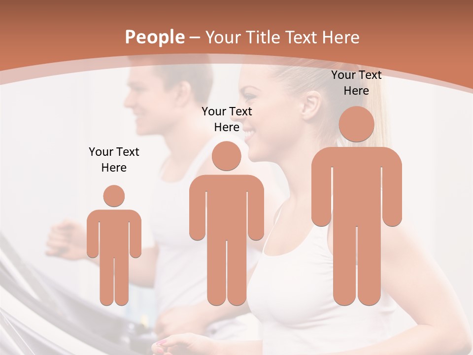 Human Athlete Exercise PowerPoint Template