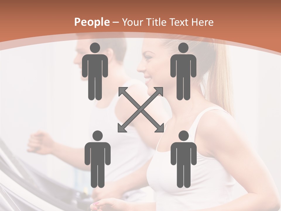 Human Athlete Exercise PowerPoint Template