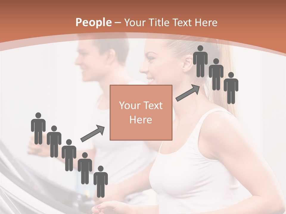 Human Athlete Exercise PowerPoint Template