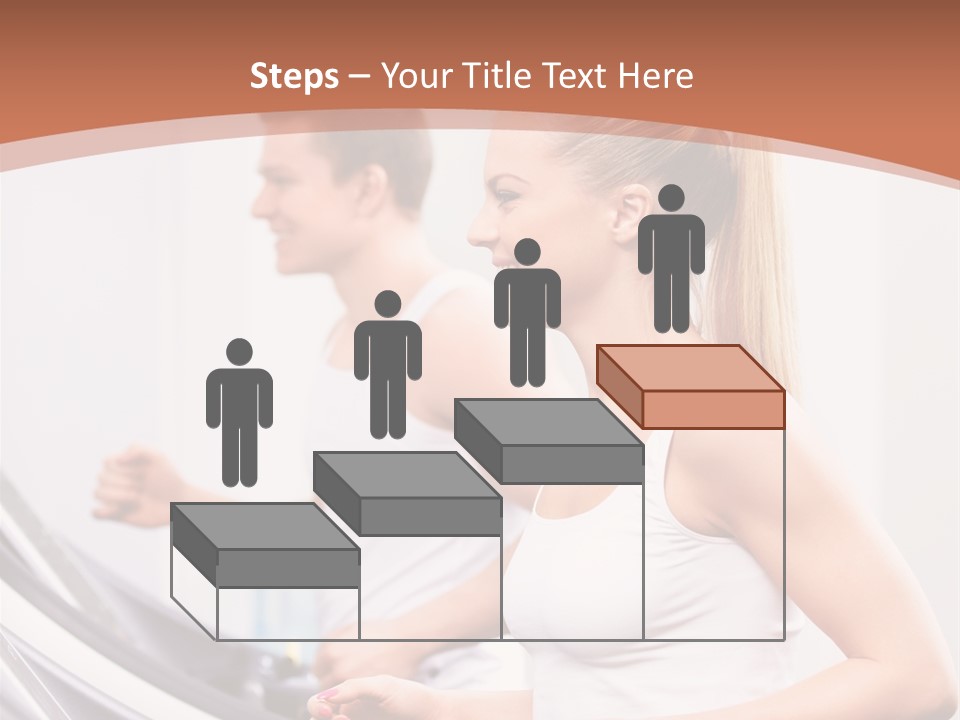 Human Athlete Exercise PowerPoint Template