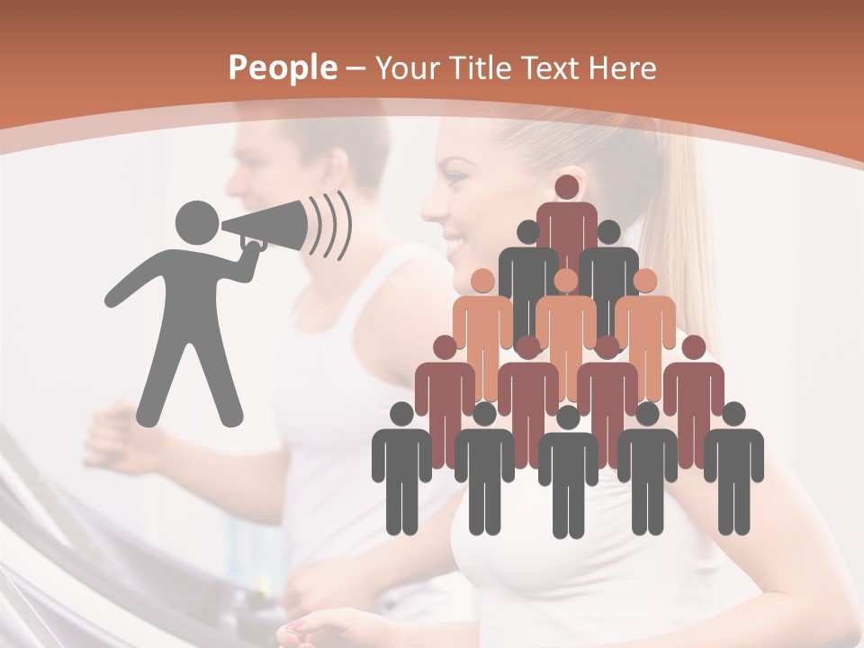 Human Athlete Exercise PowerPoint Template