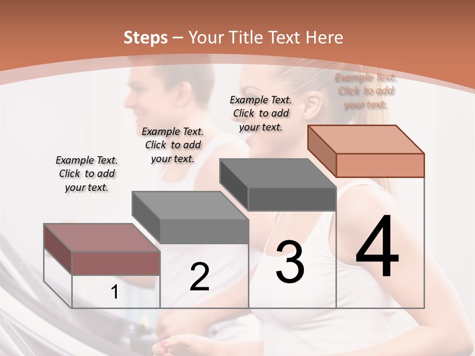Human Athlete Exercise PowerPoint Template