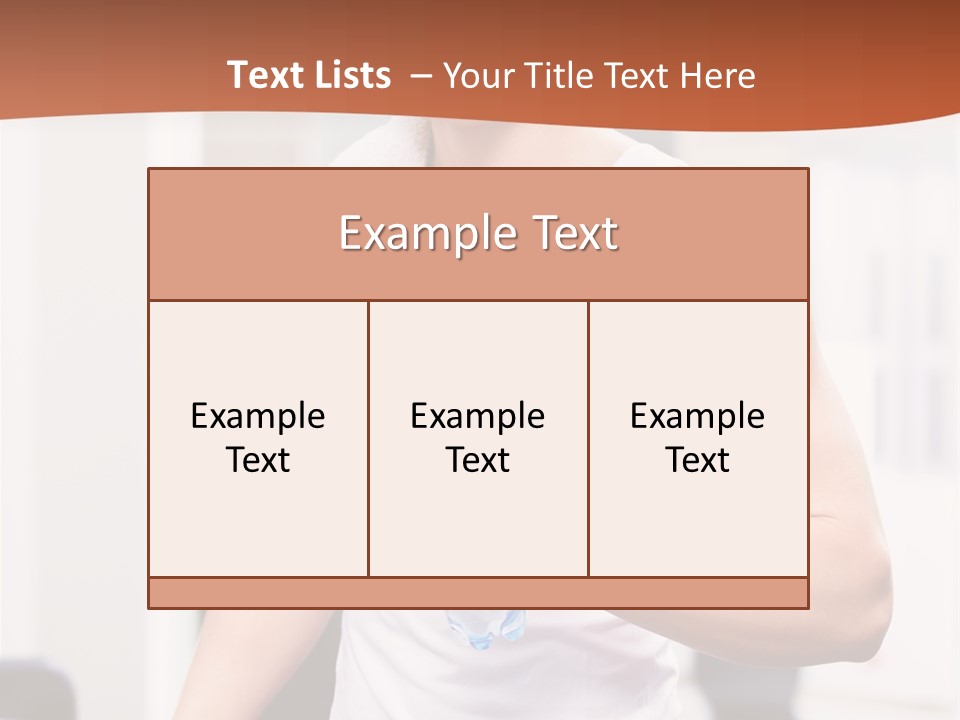 Person Athlete People PowerPoint Template