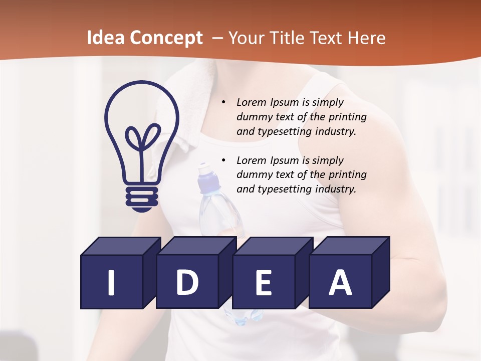 Person Athlete People PowerPoint Template