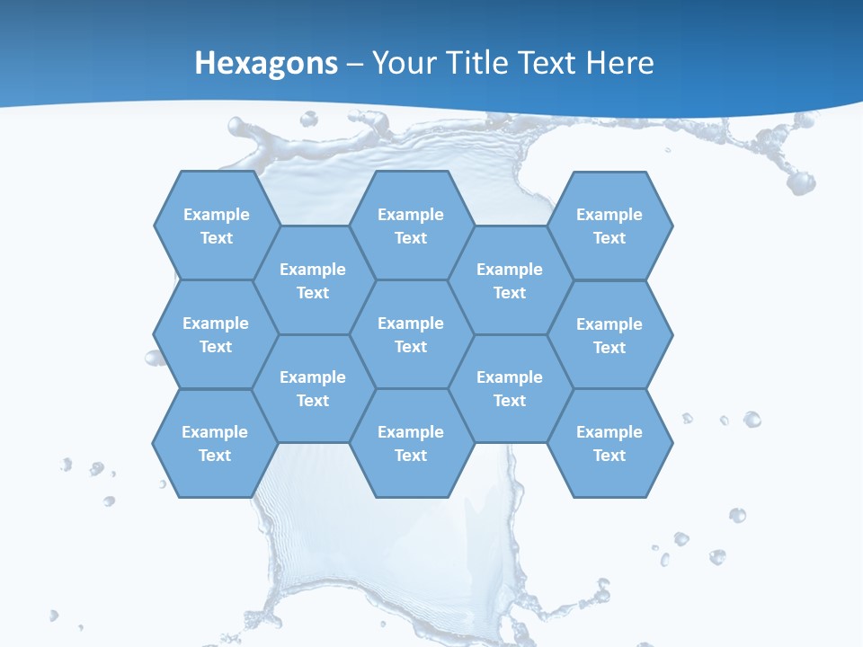 Wave Alcohol Blue PowerPoint Template