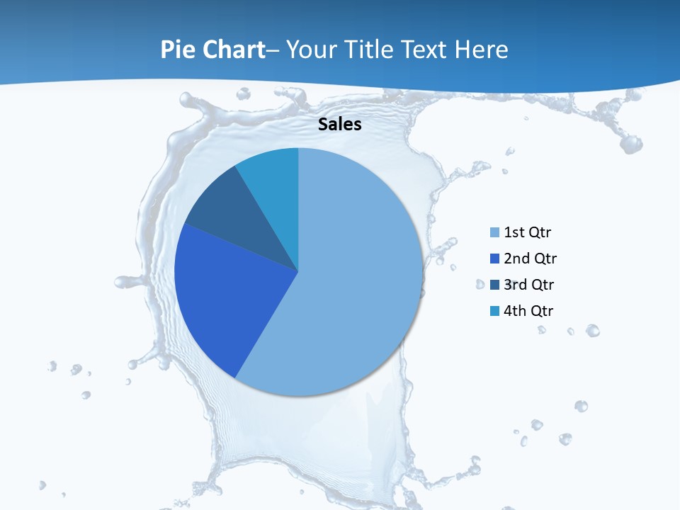 Wave Alcohol Blue PowerPoint Template