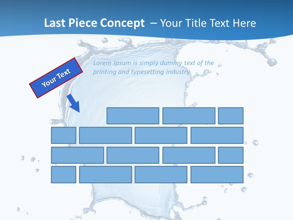 Wave Alcohol Blue PowerPoint Template