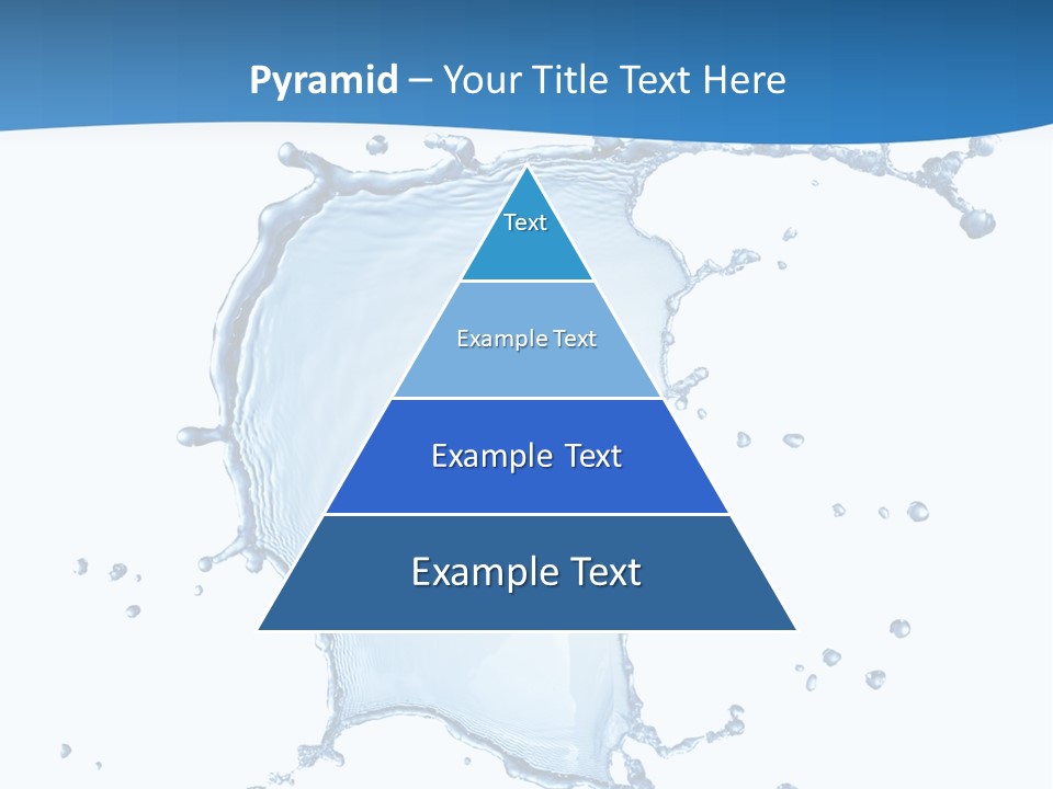 Wave Alcohol Blue PowerPoint Template