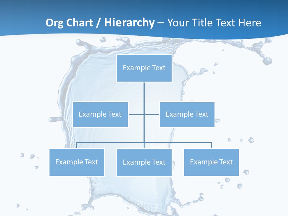 Wave Alcohol Blue PowerPoint Template