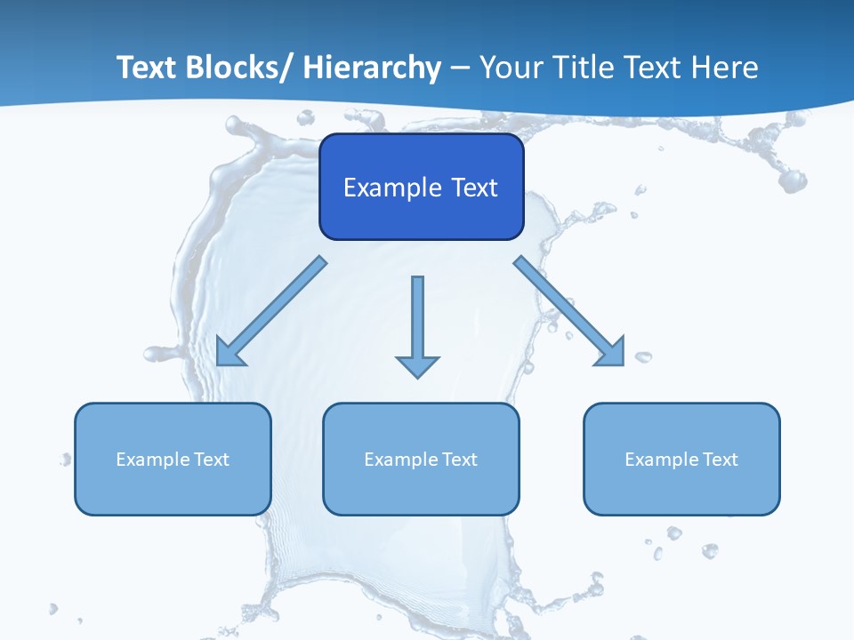 Wave Alcohol Blue PowerPoint Template