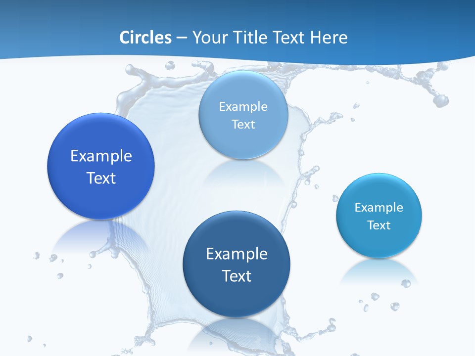 Wave Alcohol Blue PowerPoint Template