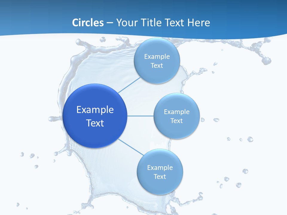 Wave Alcohol Blue PowerPoint Template