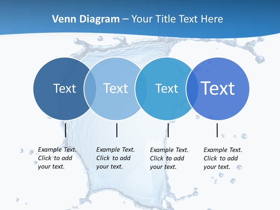 Wave Alcohol Blue PowerPoint Template