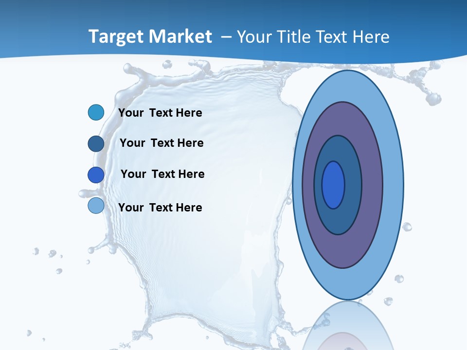 Wave Alcohol Blue PowerPoint Template