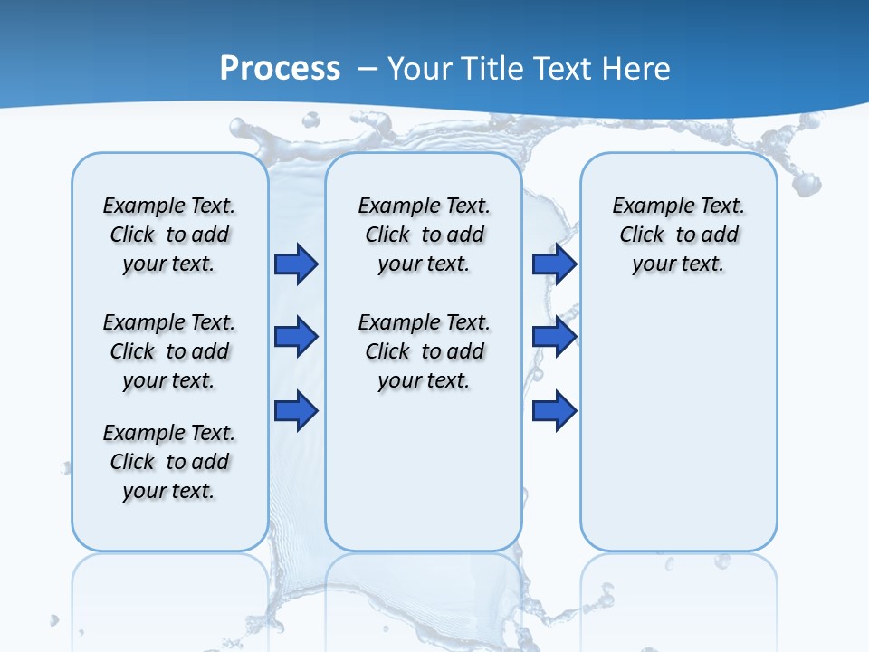 Wave Alcohol Blue PowerPoint Template