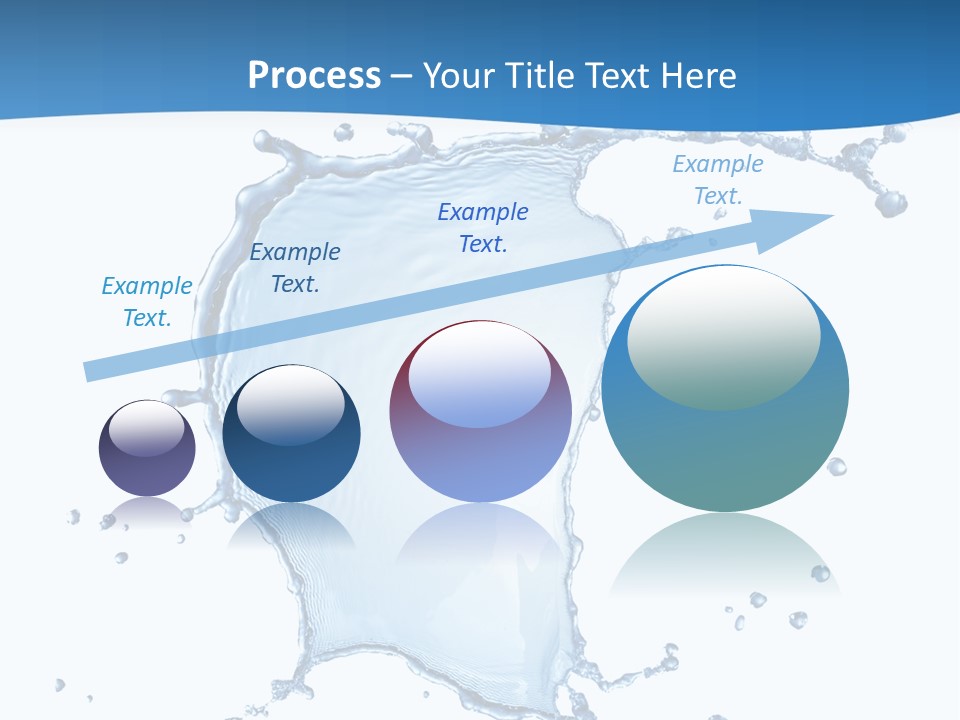 Wave Alcohol Blue PowerPoint Template