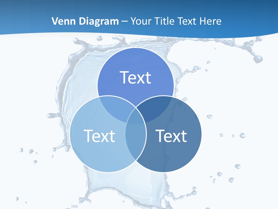 Wave Alcohol Blue PowerPoint Template