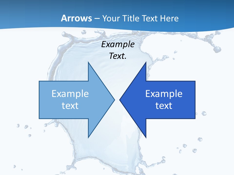 Wave Alcohol Blue PowerPoint Template