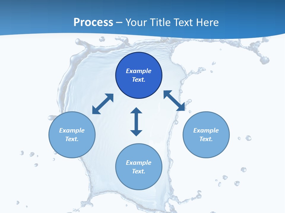 Wave Alcohol Blue PowerPoint Template