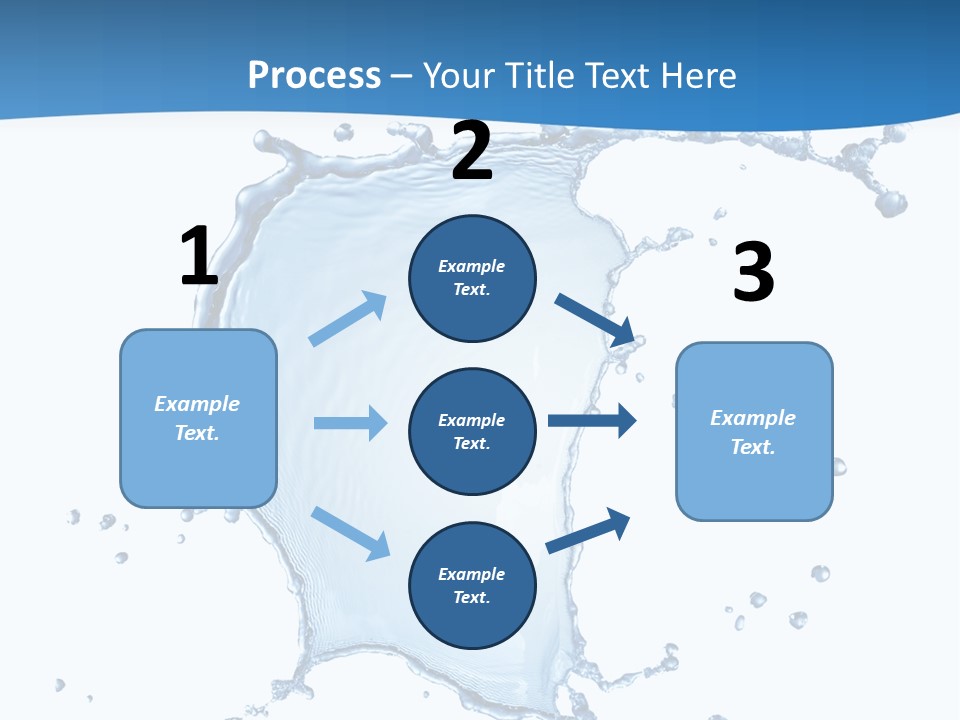 Wave Alcohol Blue PowerPoint Template