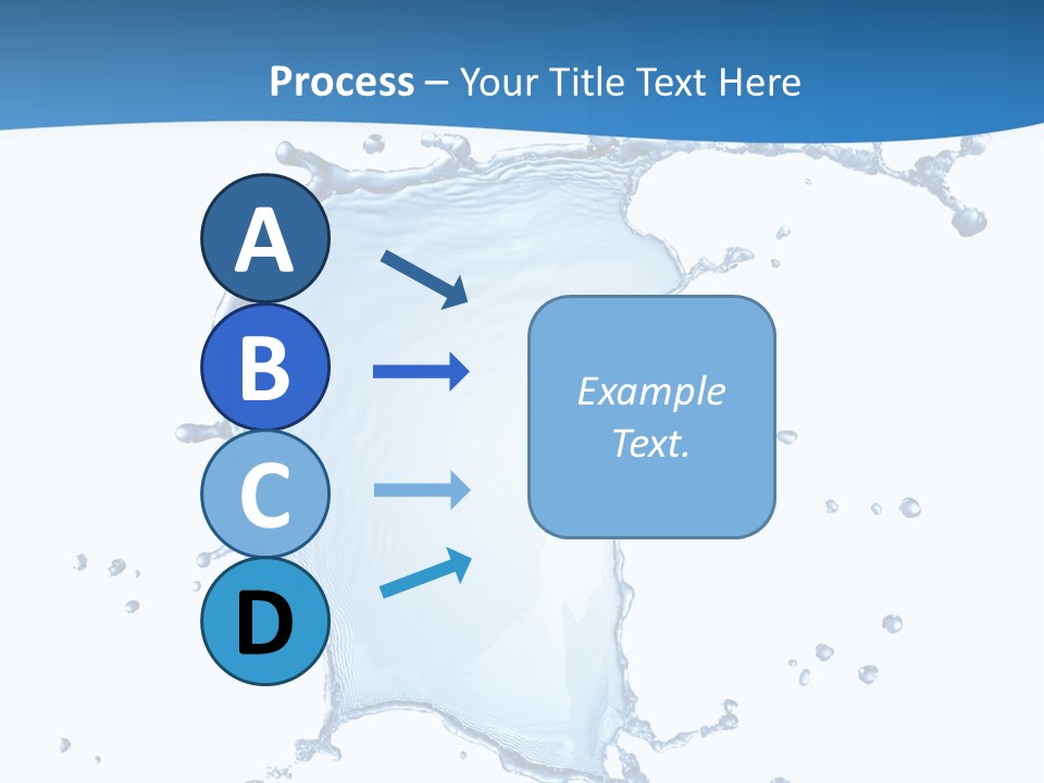 Wave Alcohol Blue PowerPoint Template