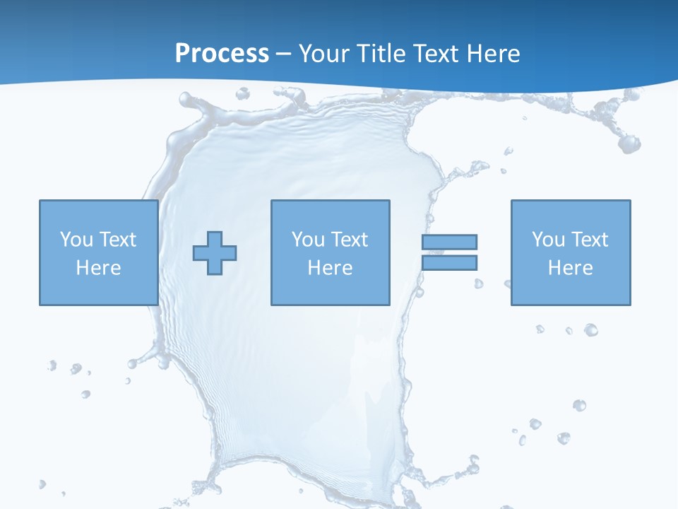 Wave Alcohol Blue PowerPoint Template