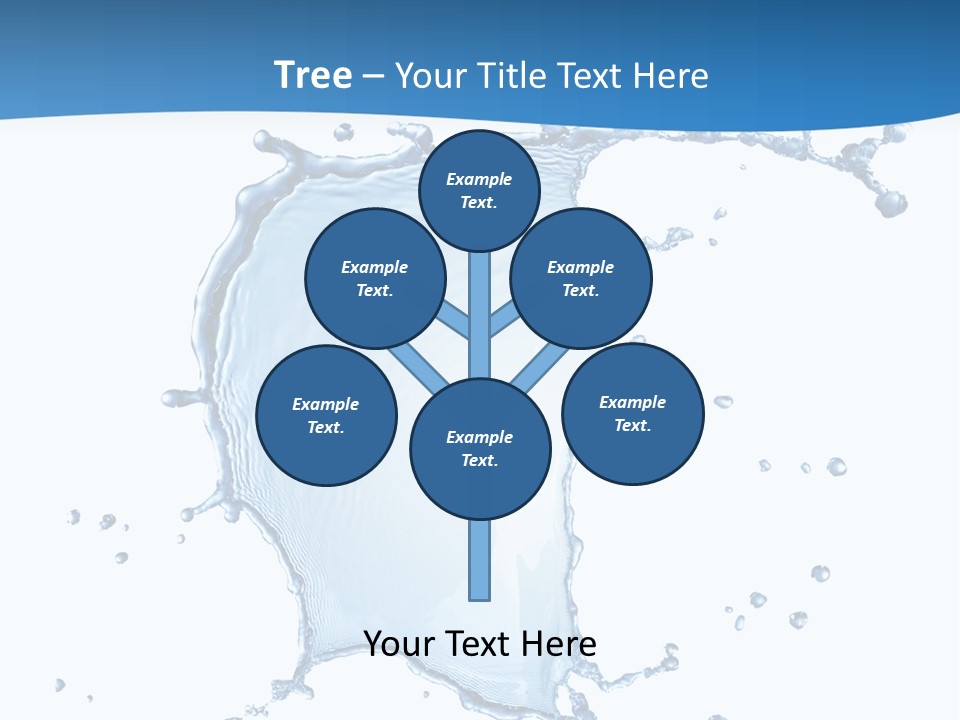 Wave Alcohol Blue PowerPoint Template