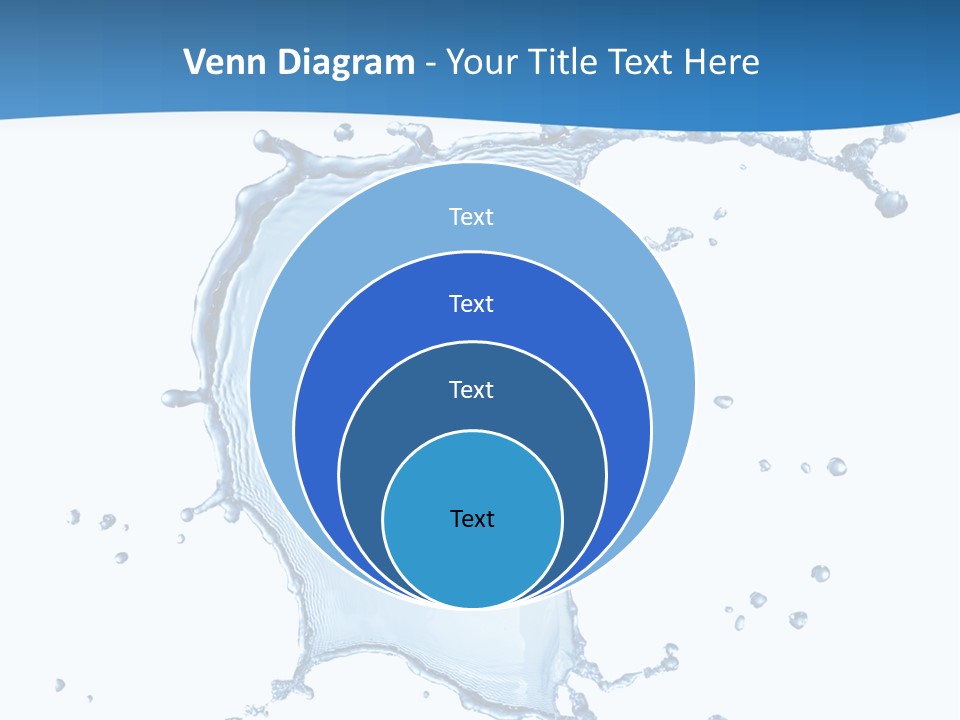 Wave Alcohol Blue PowerPoint Template