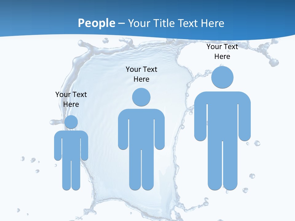 Wave Alcohol Blue PowerPoint Template