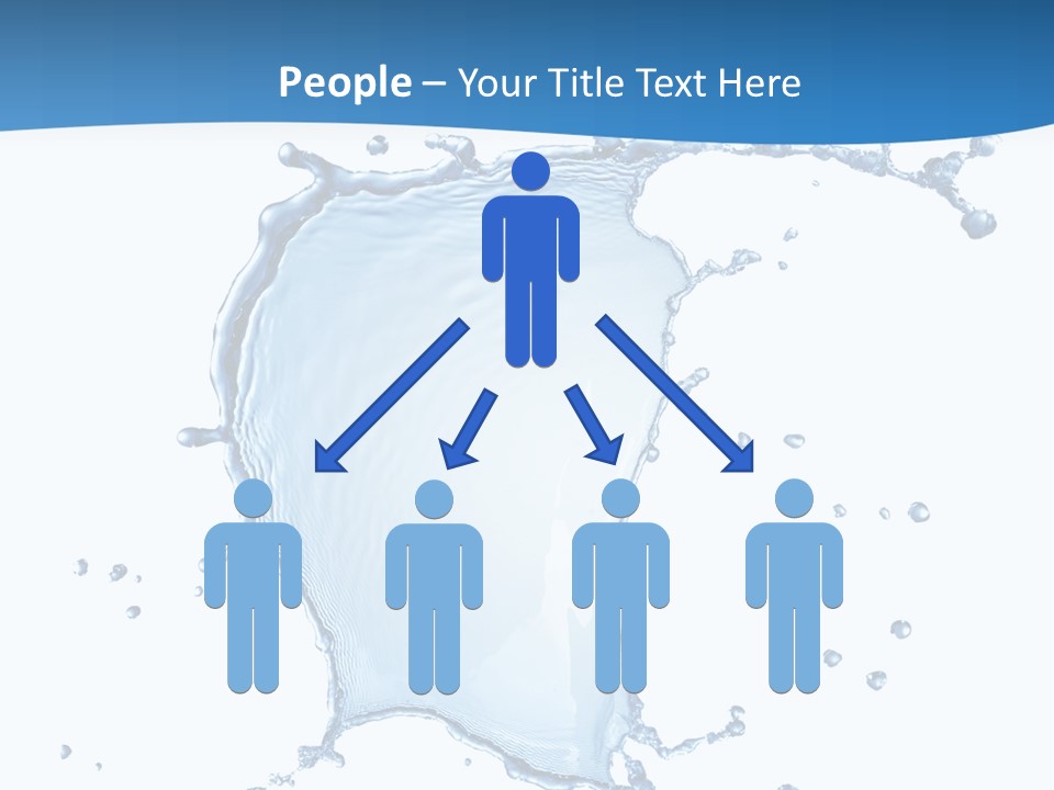 Wave Alcohol Blue PowerPoint Template