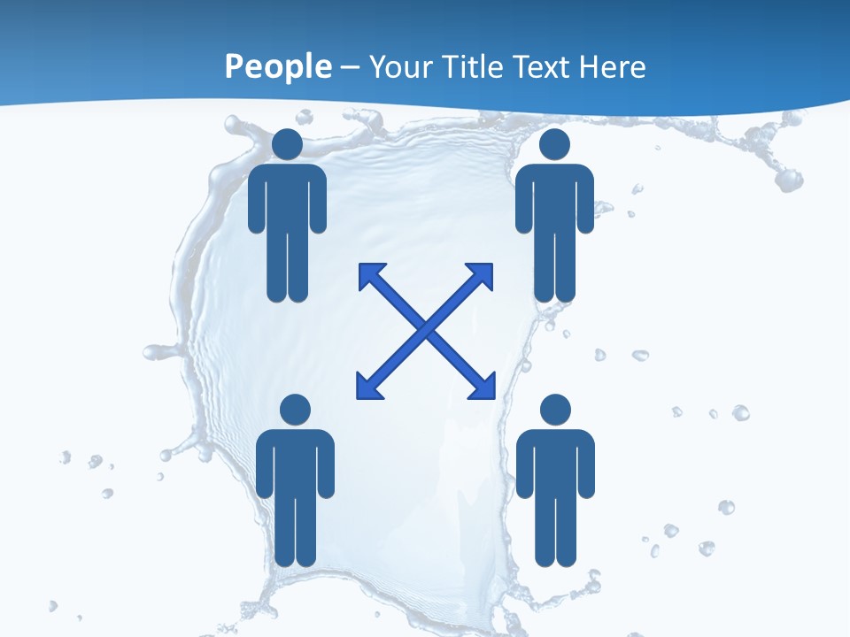 Wave Alcohol Blue PowerPoint Template