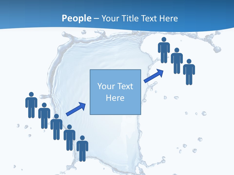 Wave Alcohol Blue PowerPoint Template