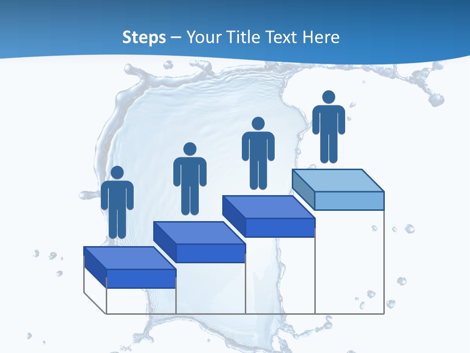 Wave Alcohol Blue PowerPoint Template