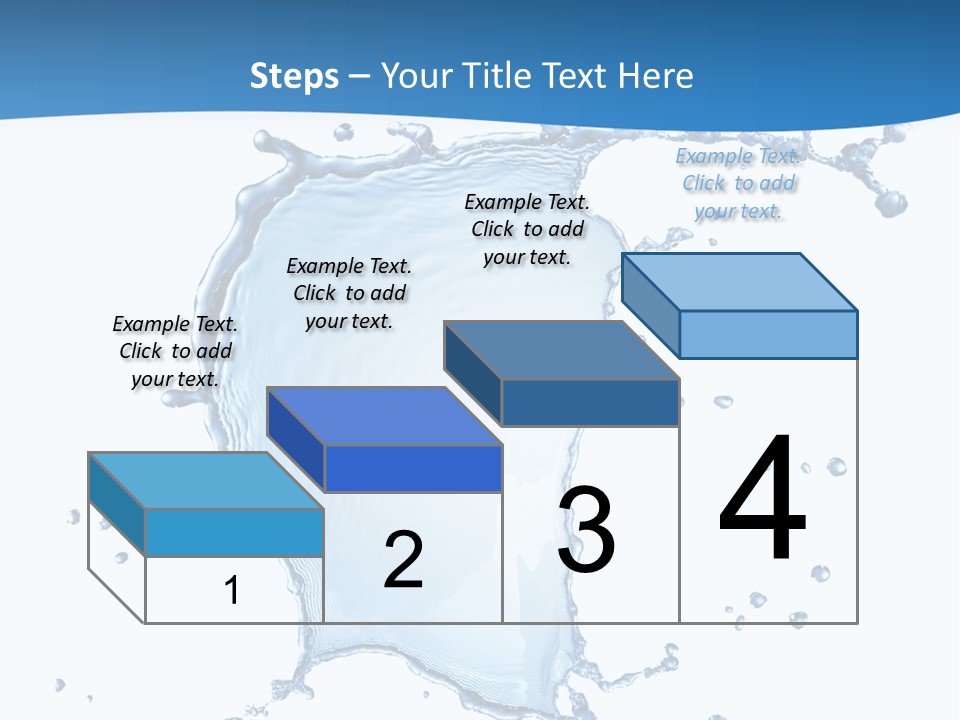 Wave Alcohol Blue PowerPoint Template