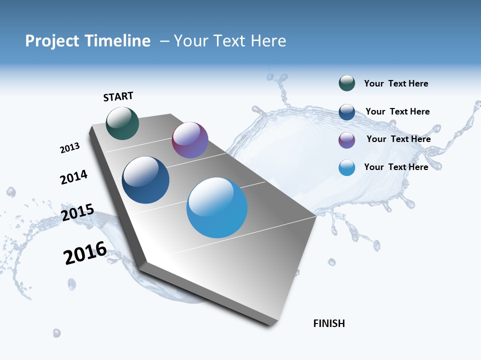 Flow Color Texture PowerPoint Template