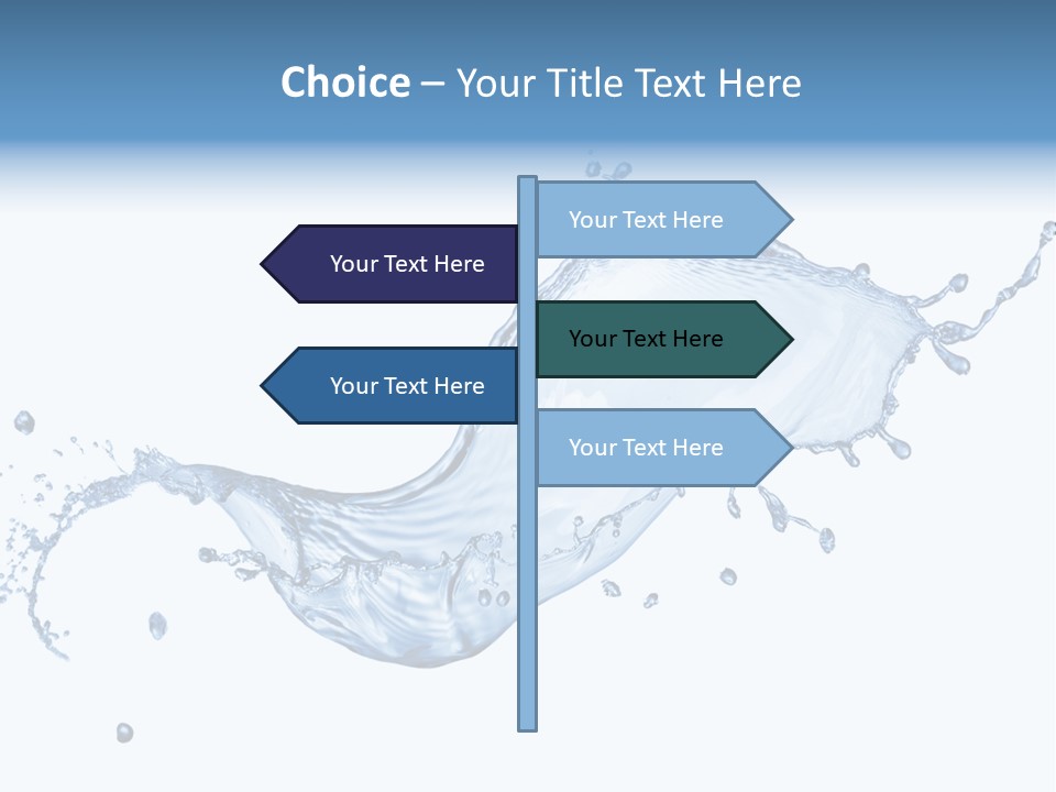 Flow Color Texture PowerPoint Template