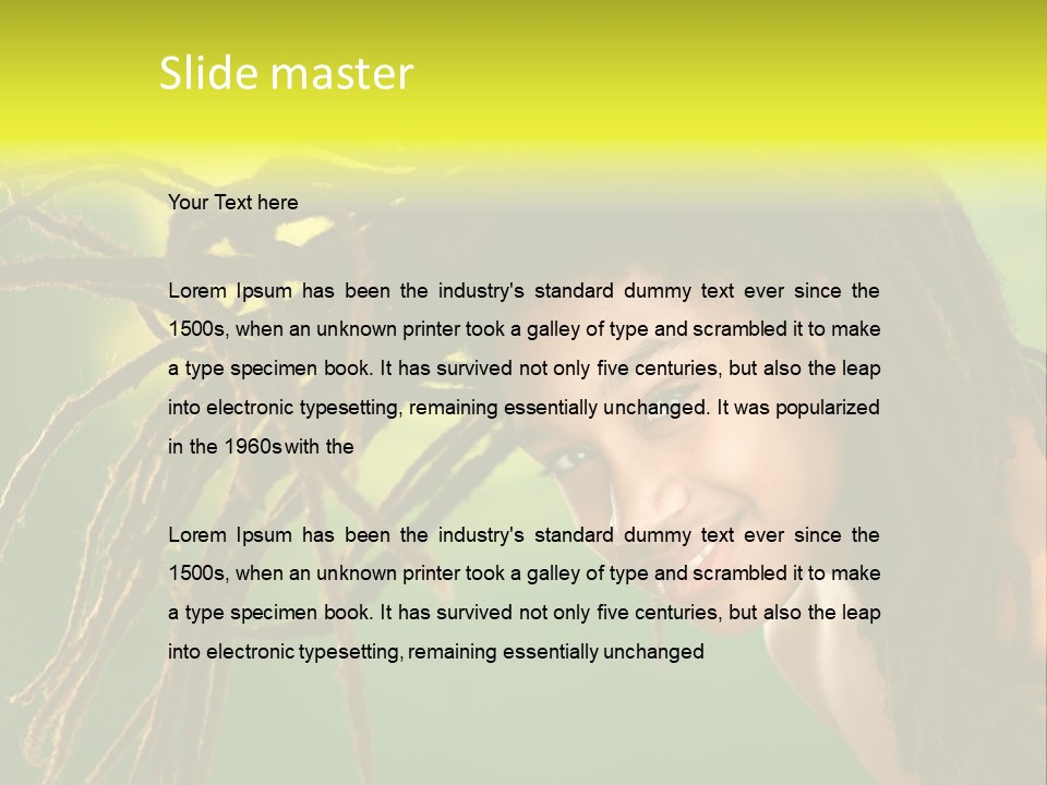 Youth Smile Cute PowerPoint Template