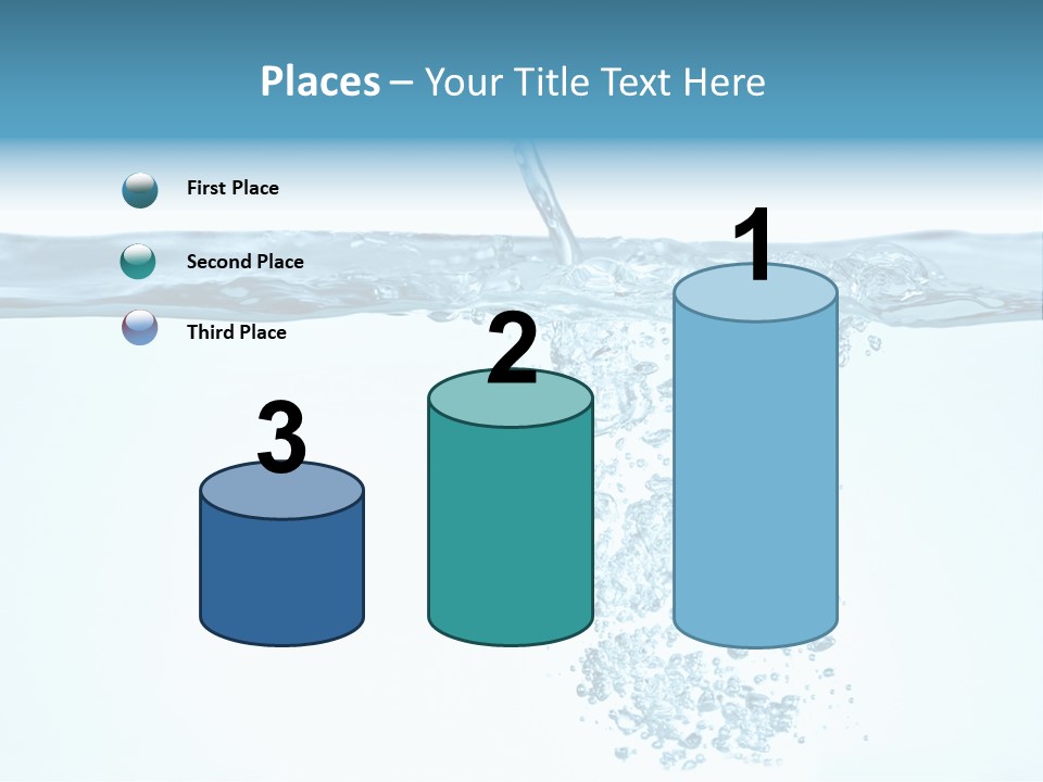 Bubbles Backgrounds Horizontal PowerPoint Template