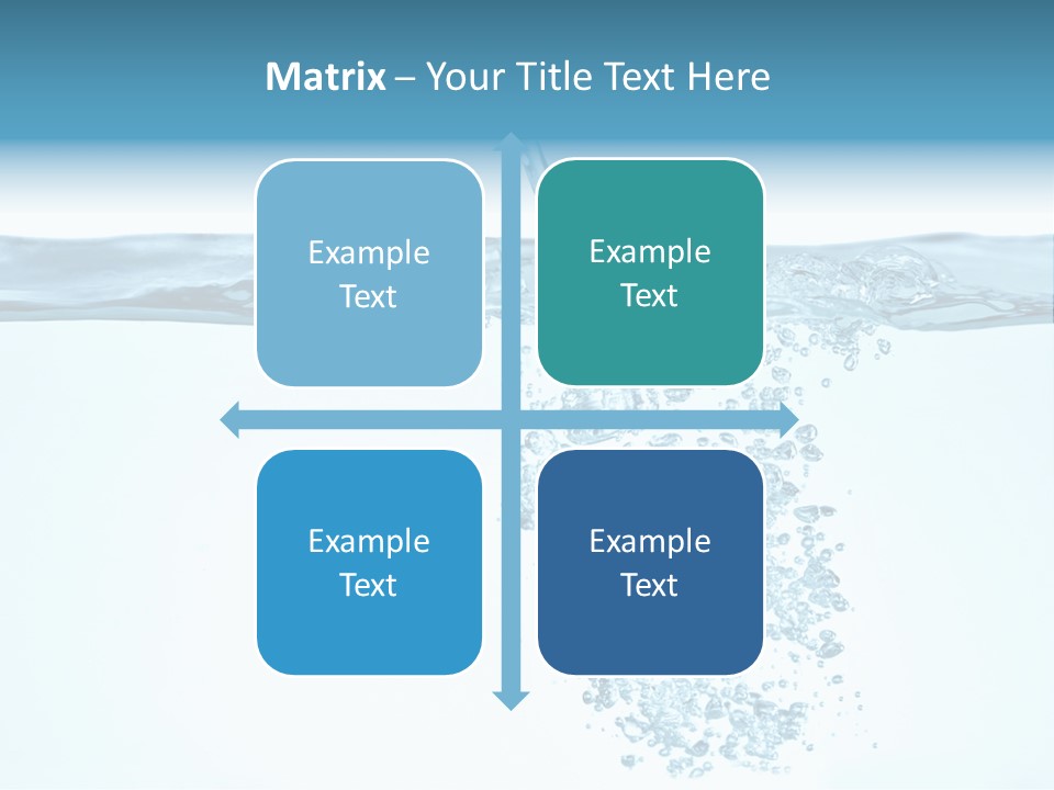 Bubbles Backgrounds Horizontal PowerPoint Template