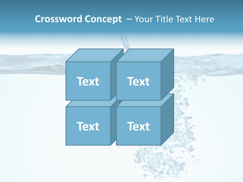 Bubbles Backgrounds Horizontal PowerPoint Template