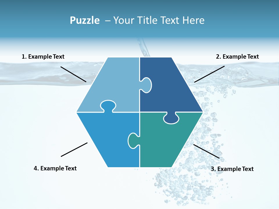 Bubbles Backgrounds Horizontal PowerPoint Template