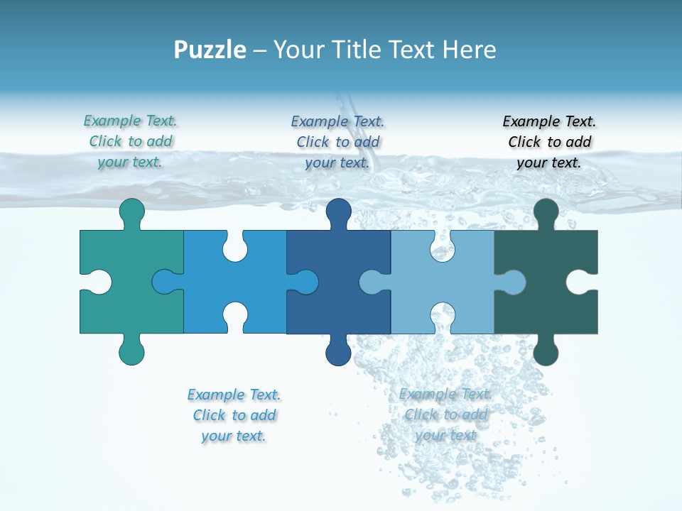 Bubbles Backgrounds Horizontal PowerPoint Template