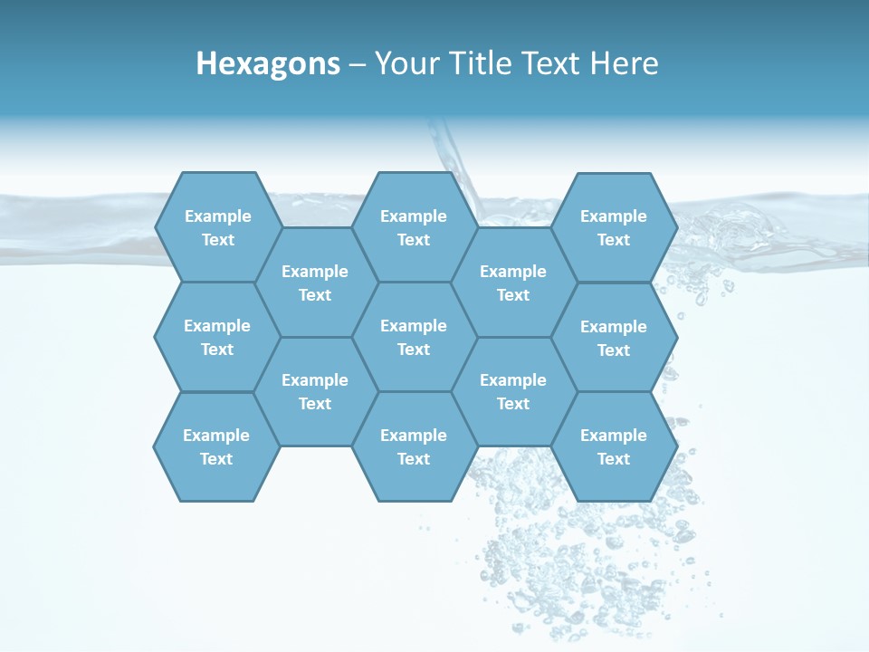 Bubbles Backgrounds Horizontal PowerPoint Template