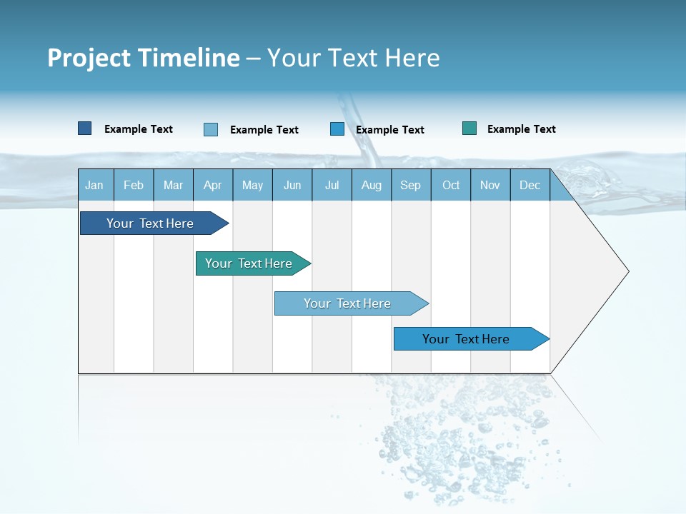 Bubbles Backgrounds Horizontal PowerPoint Template