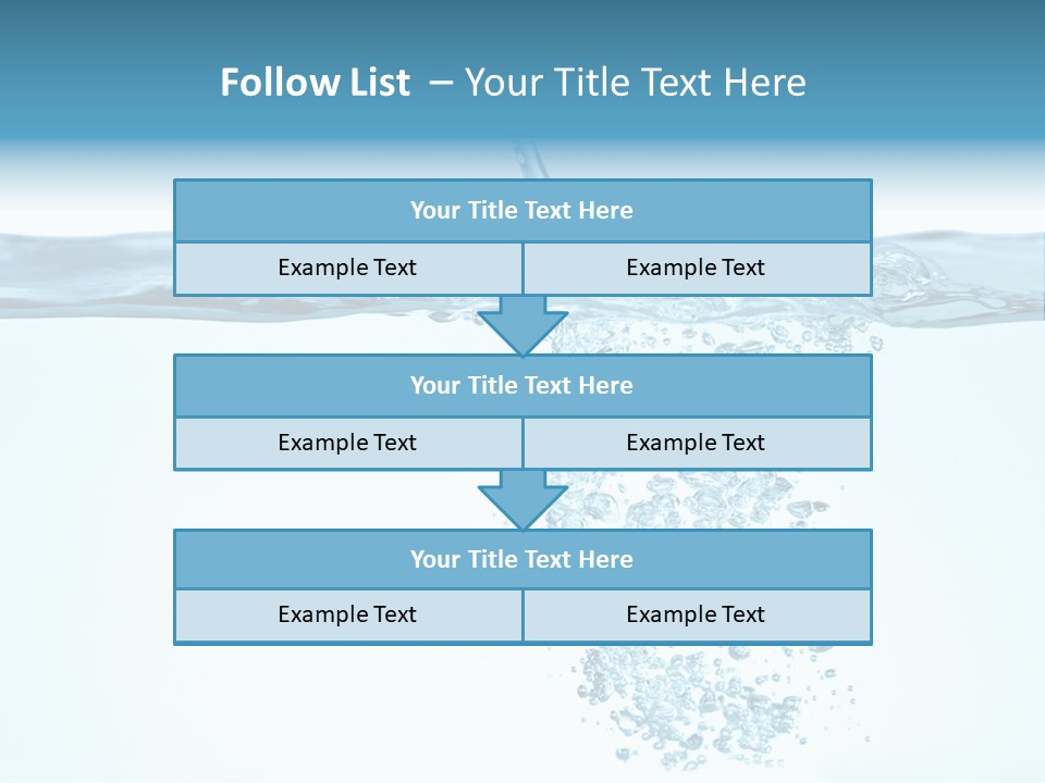 Bubbles Backgrounds Horizontal PowerPoint Template